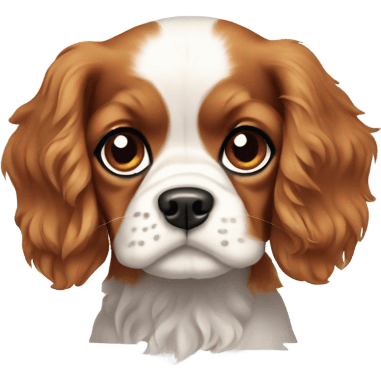 Cavalier King Charles Spaniel puppy emoji