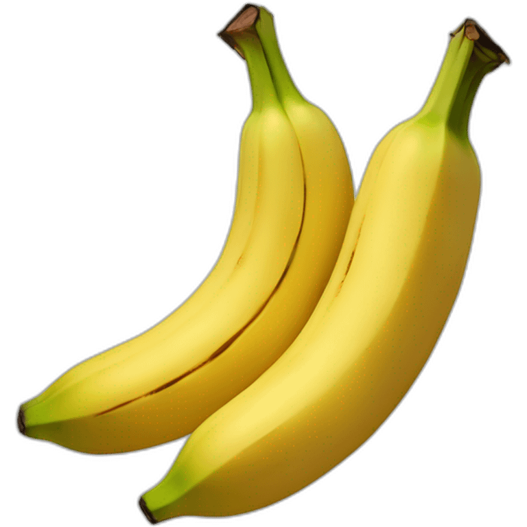 Banane très longe et coulante emoji