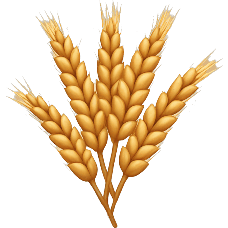 Brown Virgo symbol with wheat  emoji