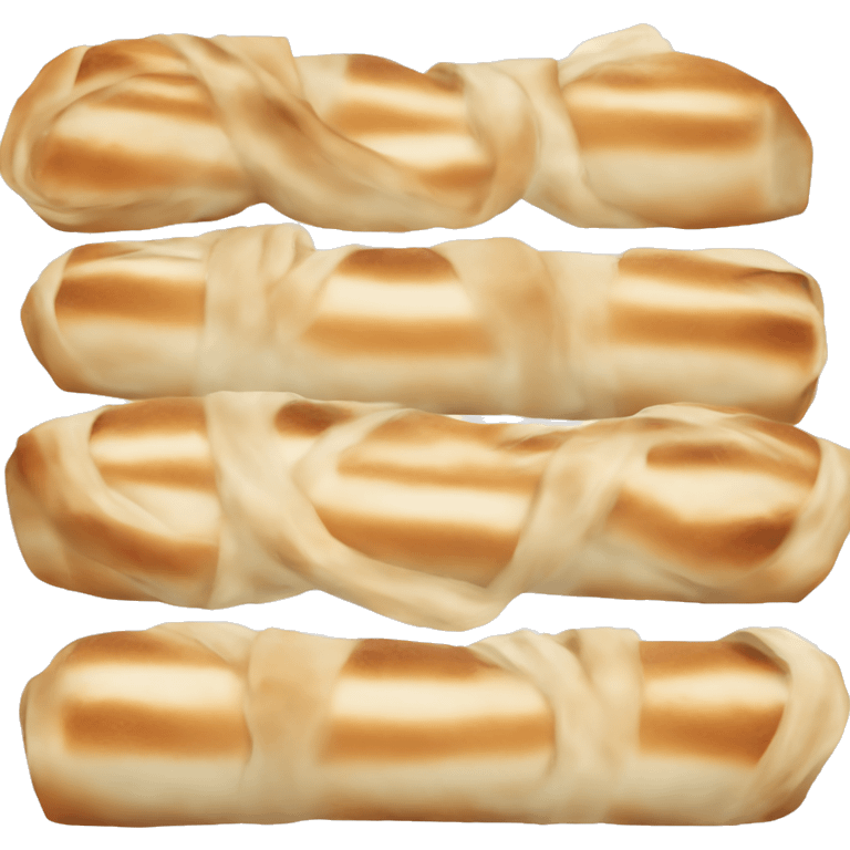 Hot roll in pita bread emoji