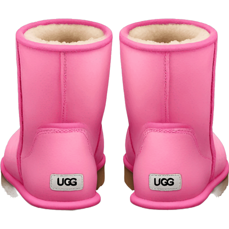 pink ugg  emoji