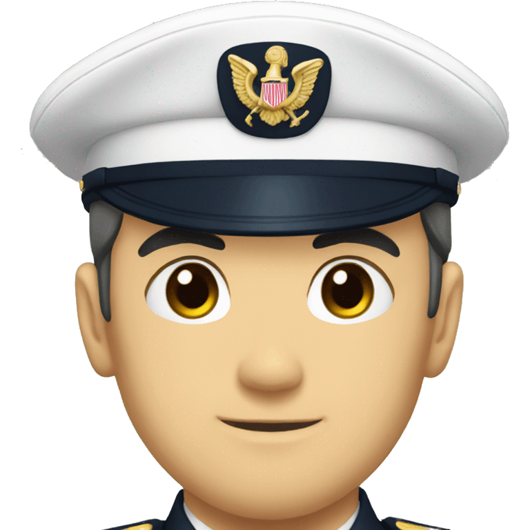 Navy captain anime emoji