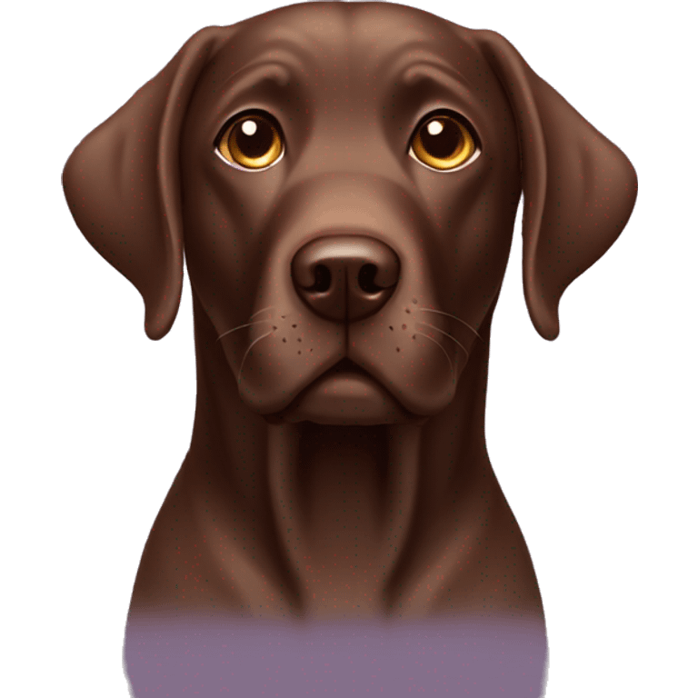 chocolate labrador emoji