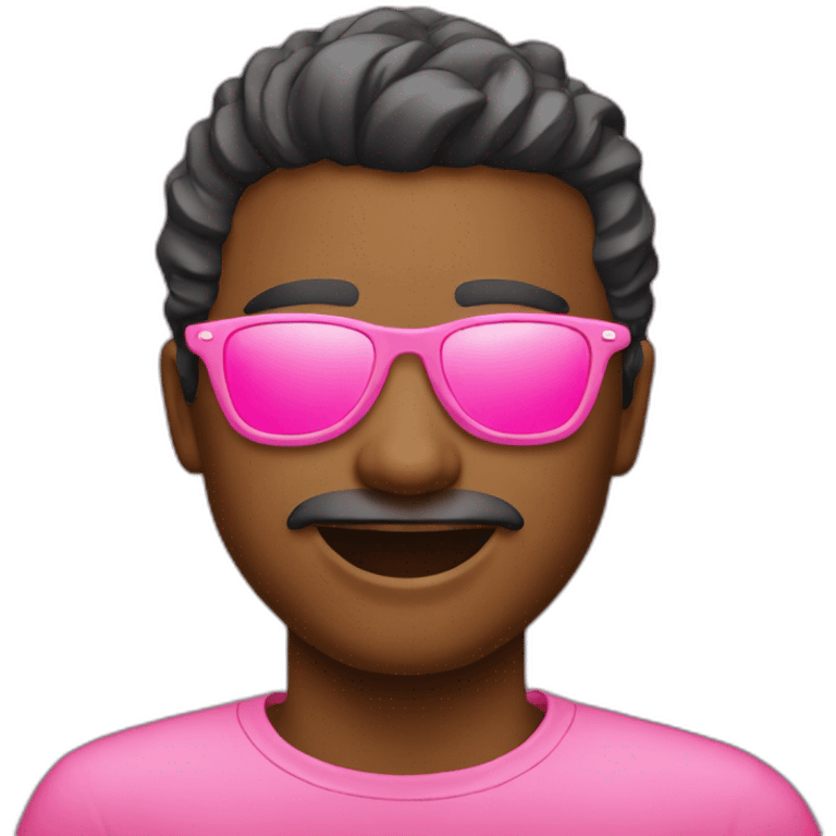 Pink sunglasses smiley’s  emoji