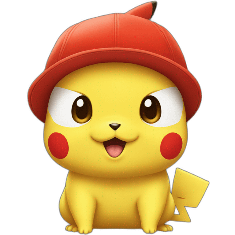 Pikachu red emoji