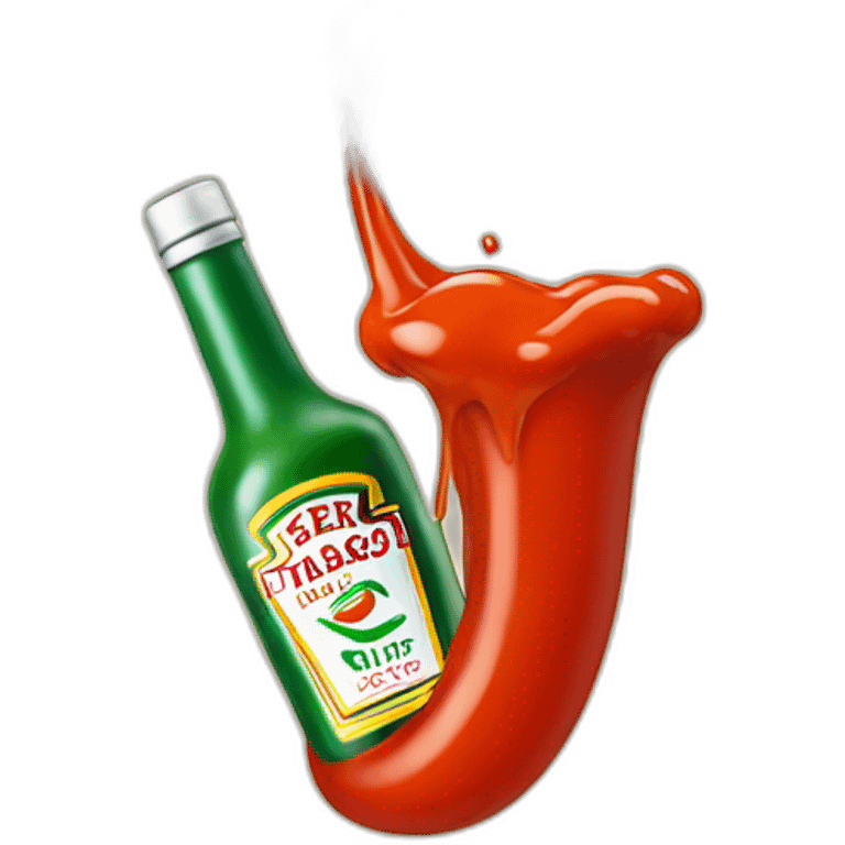 tabasco pouring out emoji