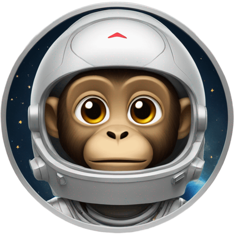 Astronaut Monkey emoji