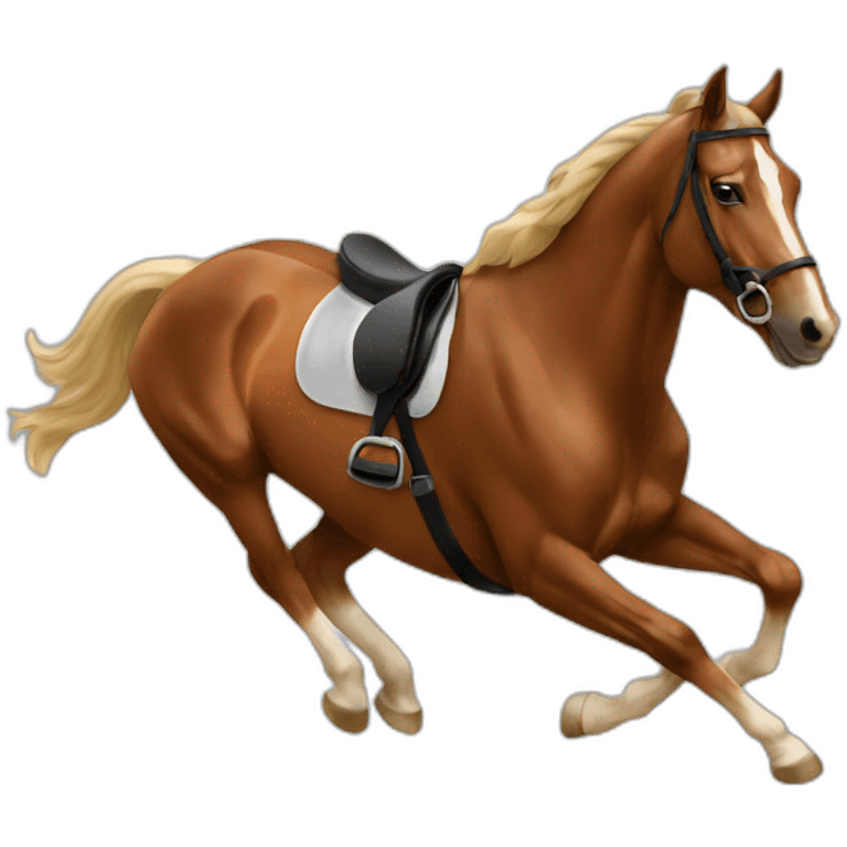 Horse jumping emoji