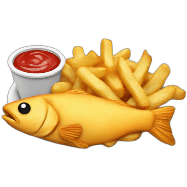 Fish and chips emoji