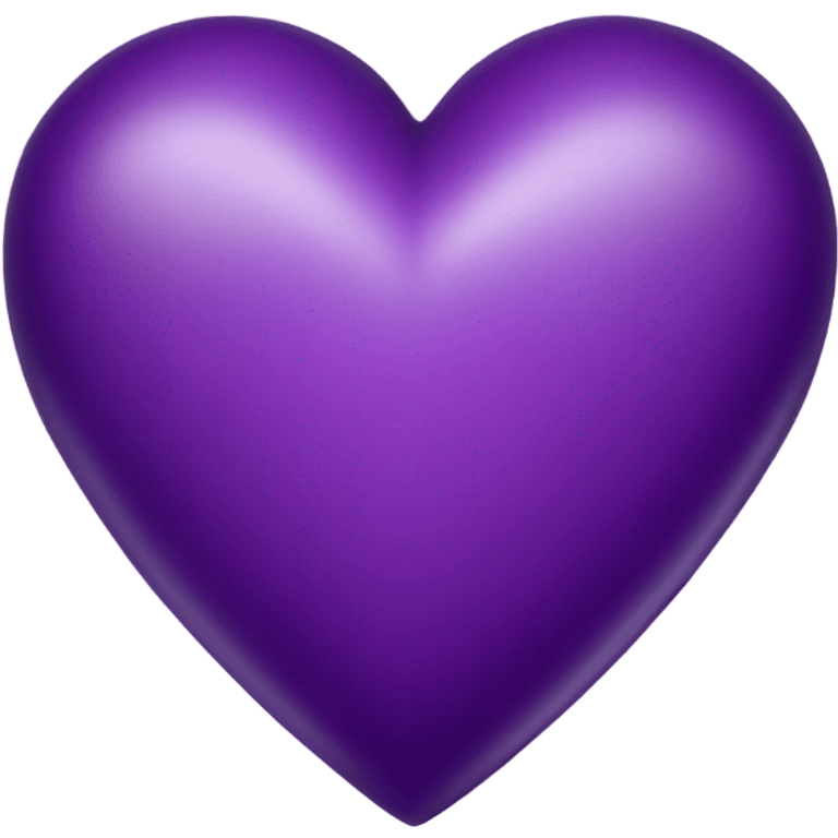 Purple heart emoji