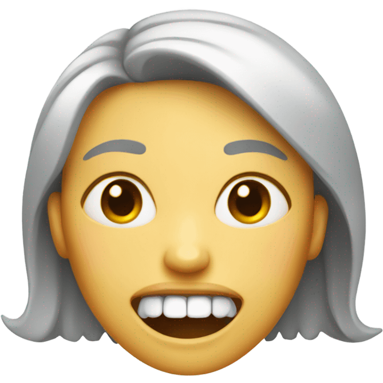 Lady with rotten teeth emoji