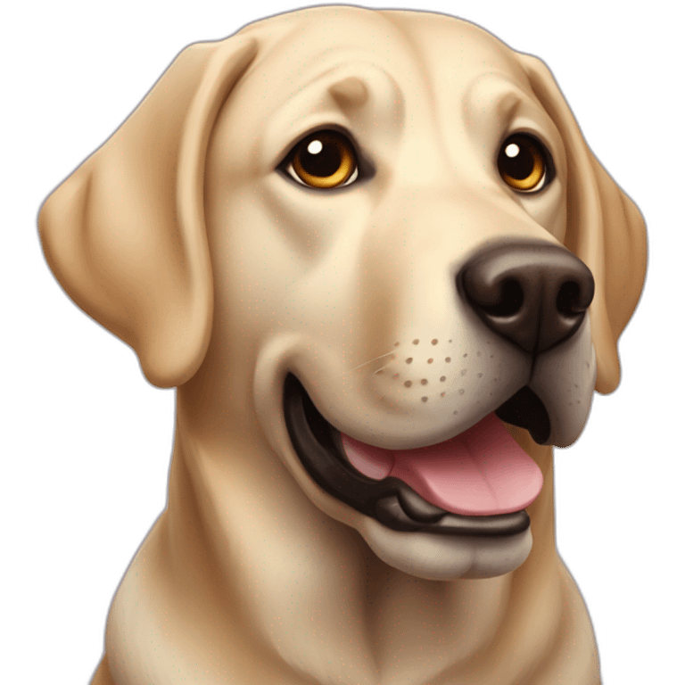 Perro labrador emoji