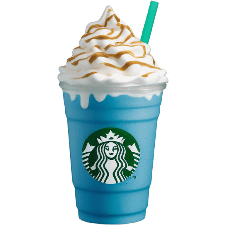 Blue Frappuccino  emoji