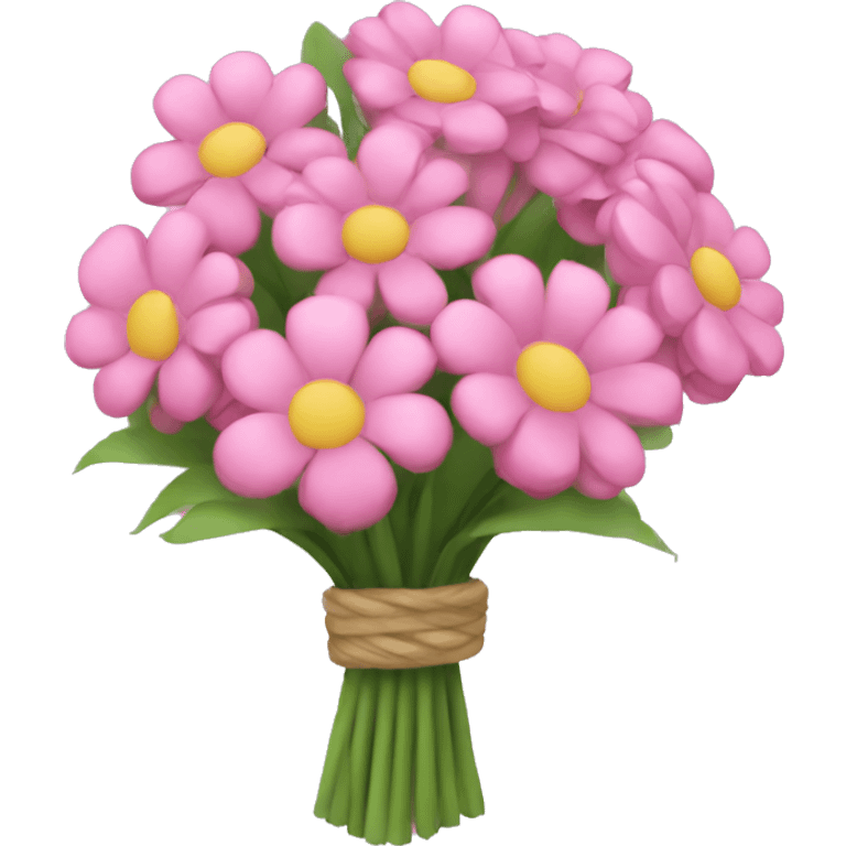 pink flowers bouquet  emoji