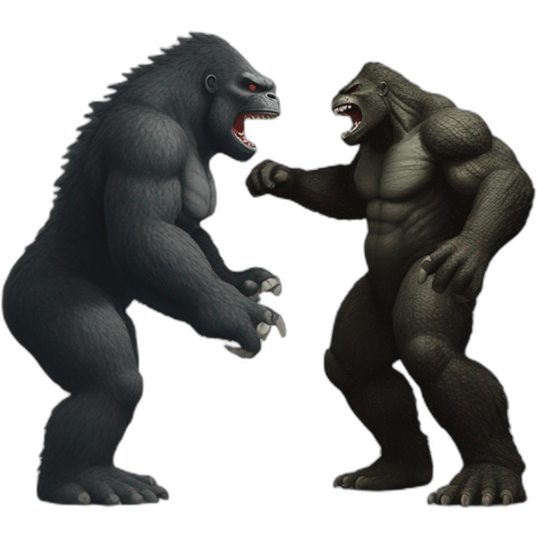 King Kong vs Godzilla emoji