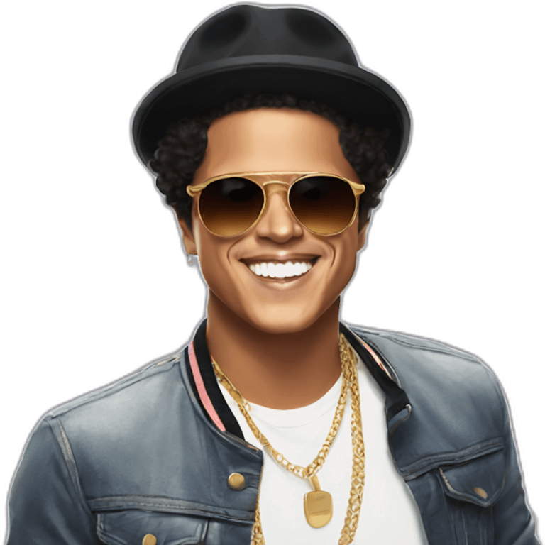 Bruno Mars 24k magic emoji