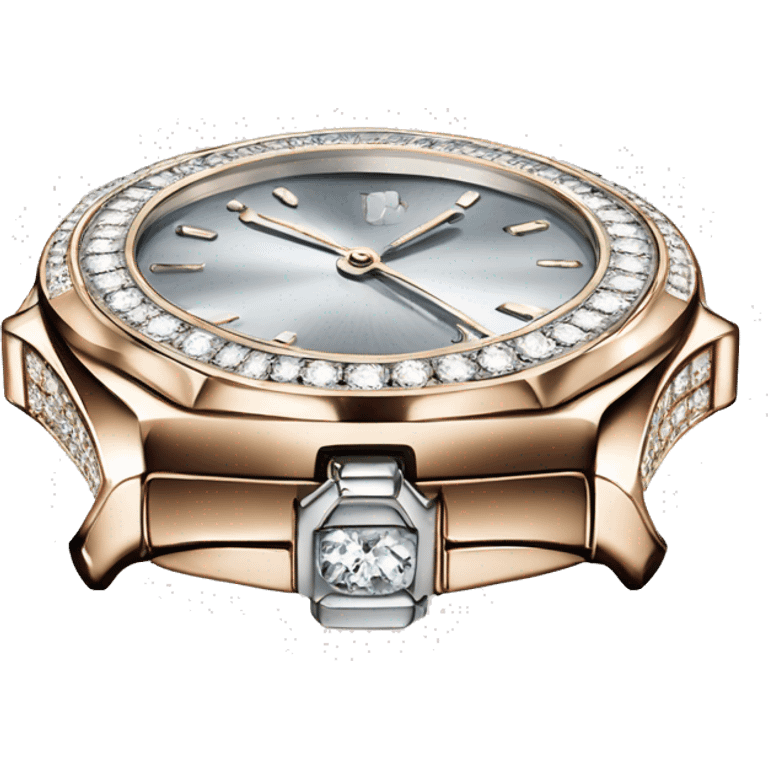 Piguet Royal  daimond watch back side emoji