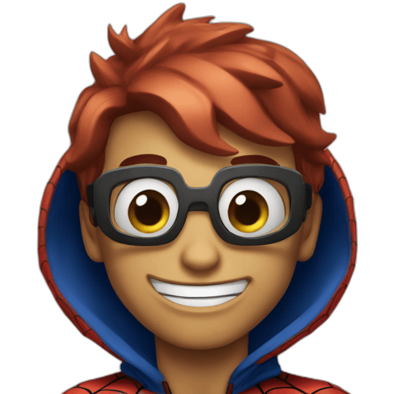 Spiderman fou emoji