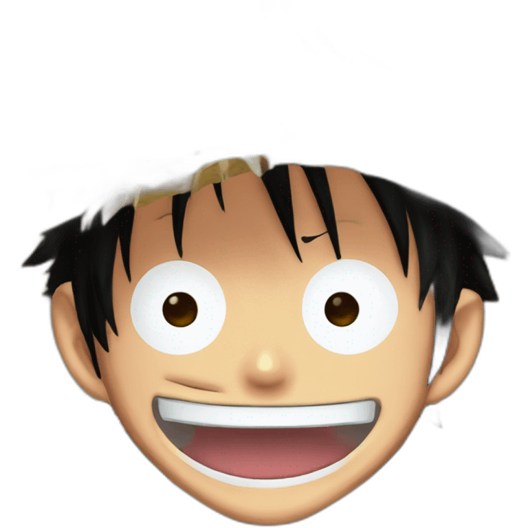 Monkey De Luffy Gum Gum Pistol emoji