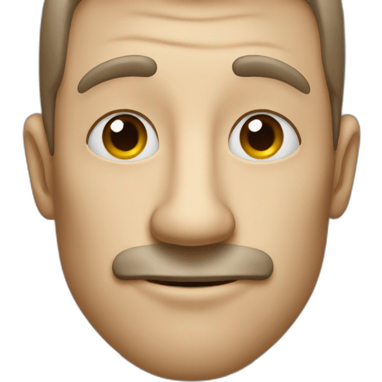 Man with a very Big nose emoji