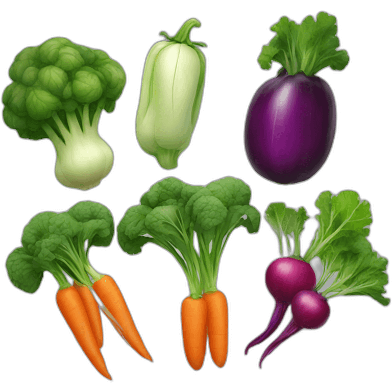 group of vegetables emoji