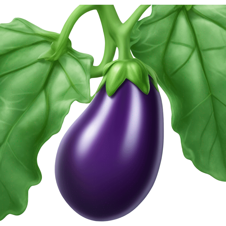 Watering eggplant emoji