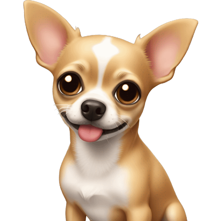 Chihuahua kisses emoji