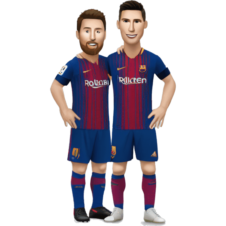 Ronaldo et Messi emoji