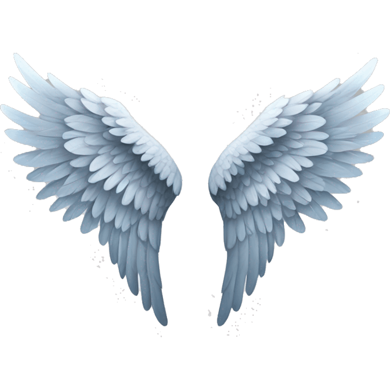 one pair of angel wings emoji