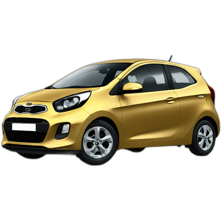 Golden Kia picanto emoji