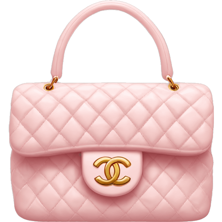 Light pink Chanel bag emoji