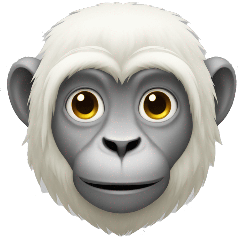 White monkey emoji