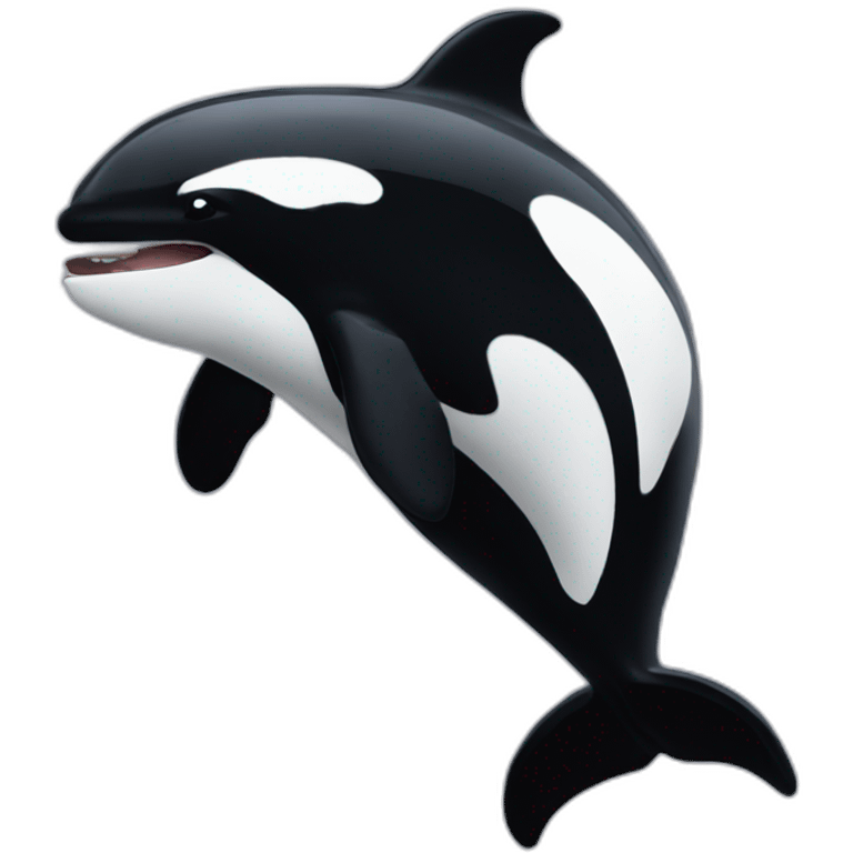 orca wearing airpods emoji