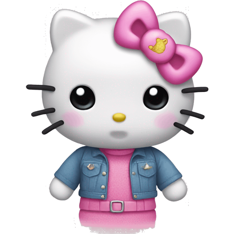 Pink hello kitty emoji