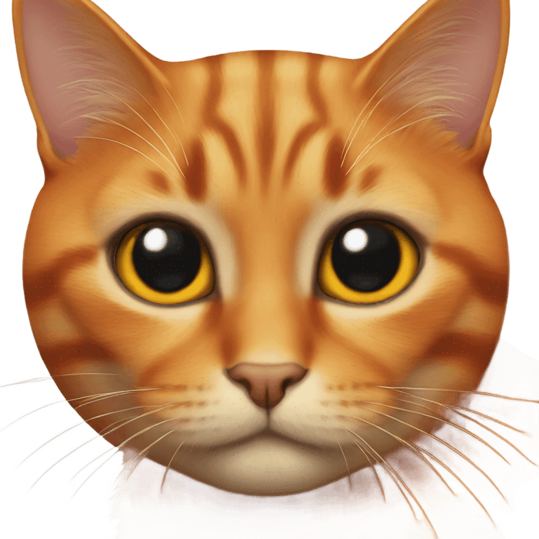 orange and black cat  emoji