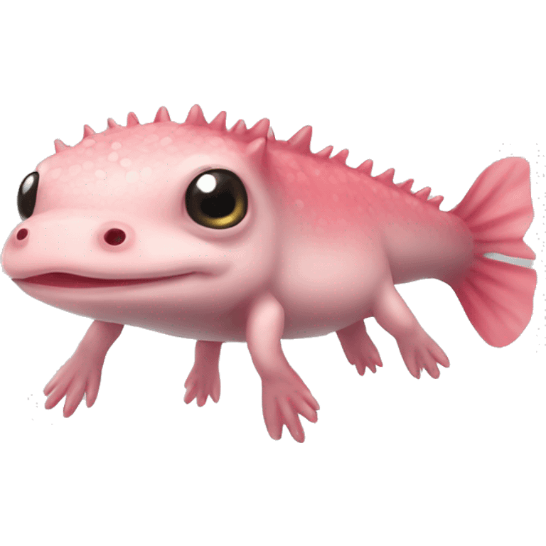 Cute axolotl emoji