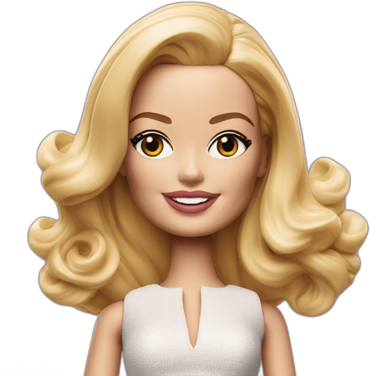 Margot Robbie barbie emoji