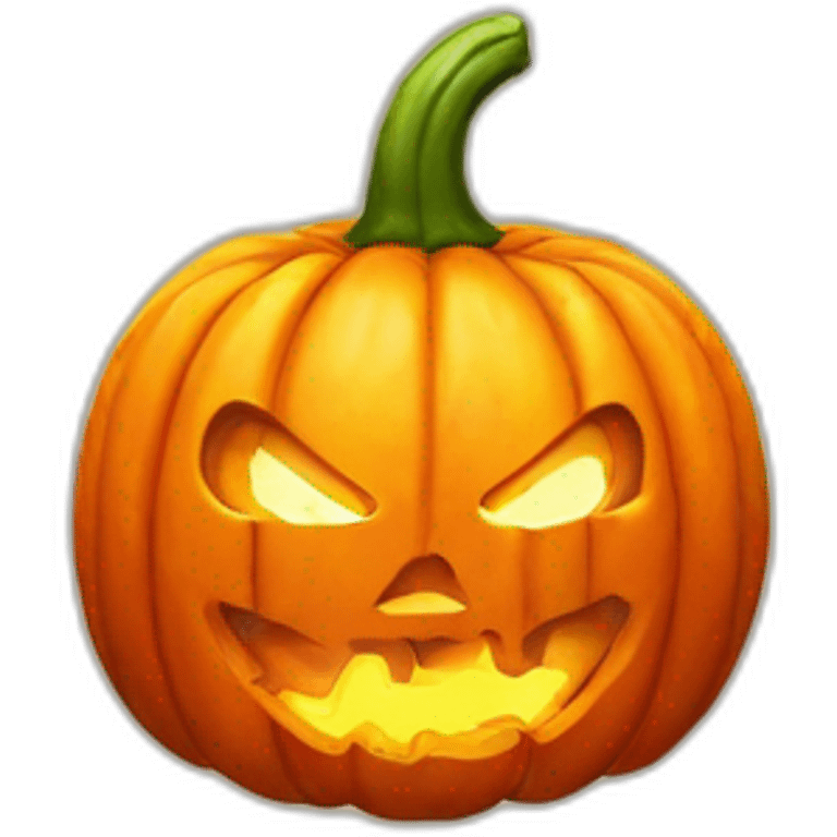 Flaming Jack O'lantern emoji