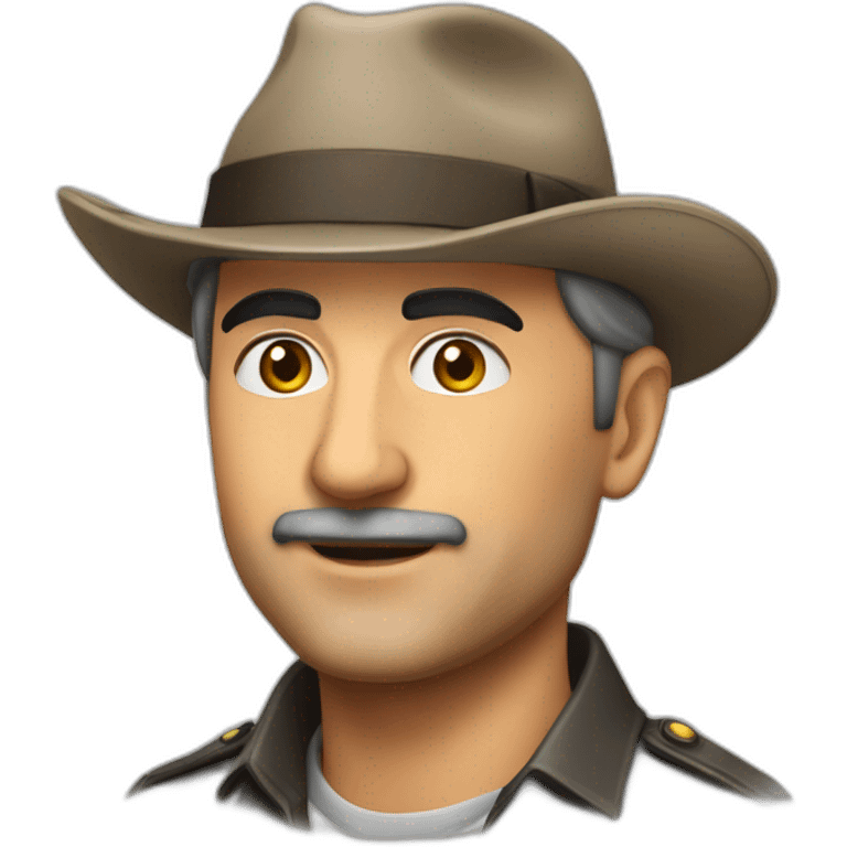 Ahmet orhan Yener with hat emoji