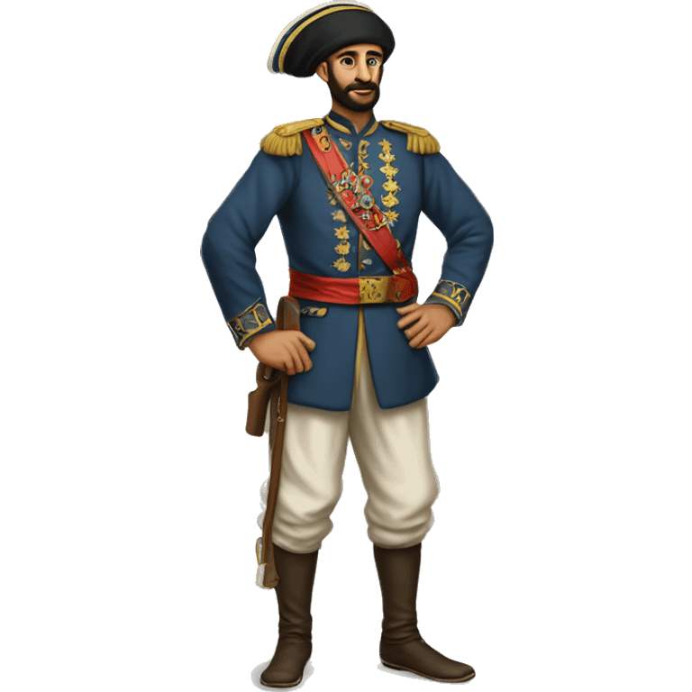 A full-length recruit of the Ottoman Empire emoji