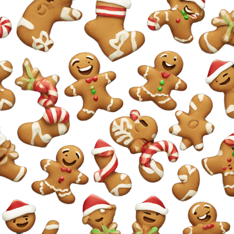 ginger bread christmas emoji