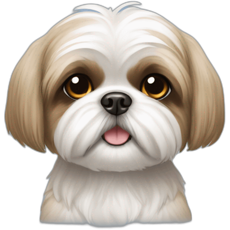 Cute little Shih Tzu emoji