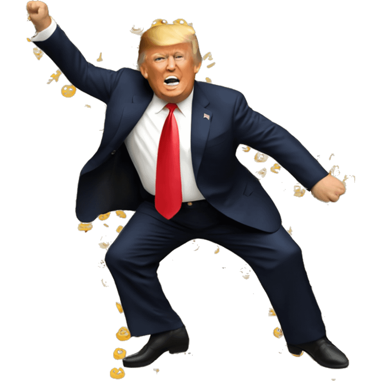 Trump polka dancing emoji