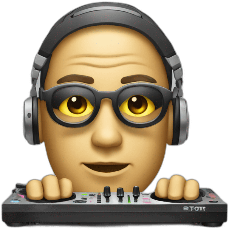 DJ controller  emoji