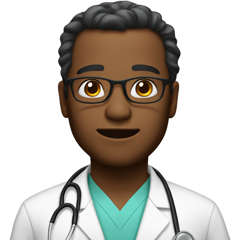 a doctor no glasses emoji