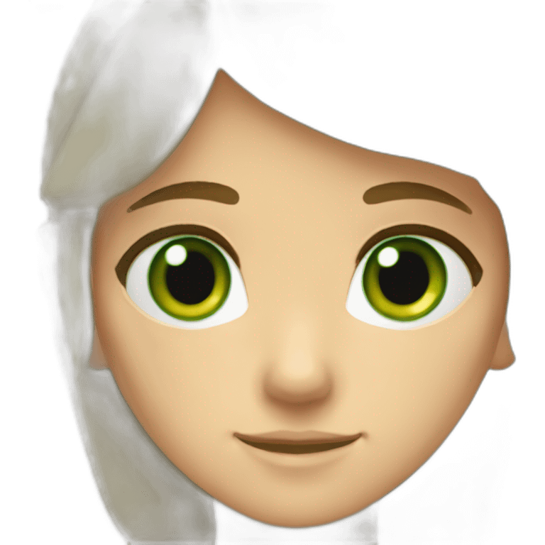 Zelda-lightbrown-hair-green-eyes emoji