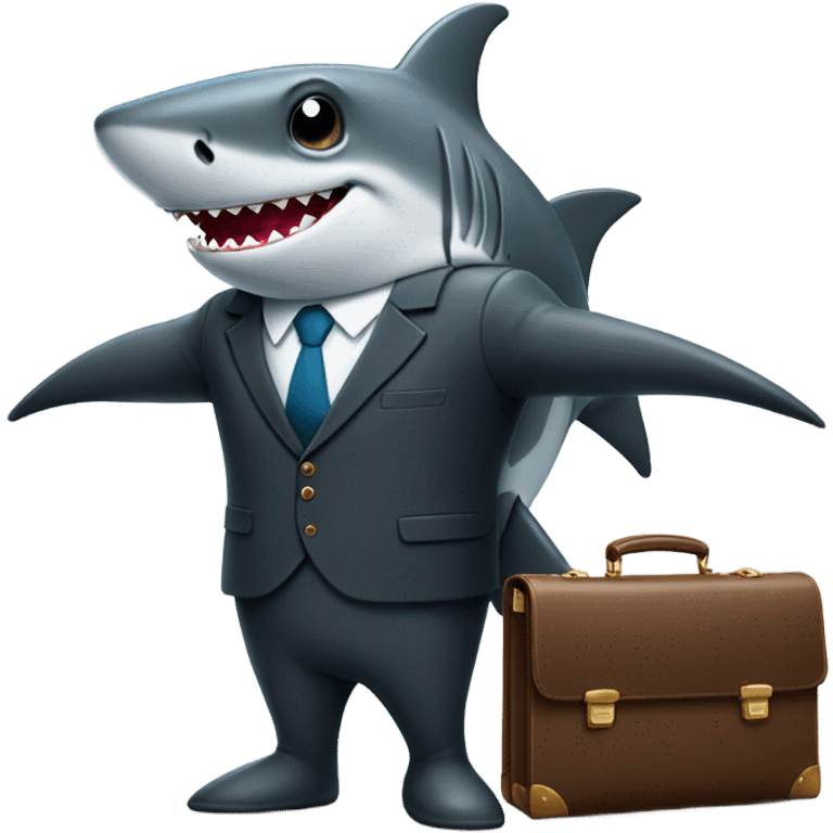 lawyer shark emoji