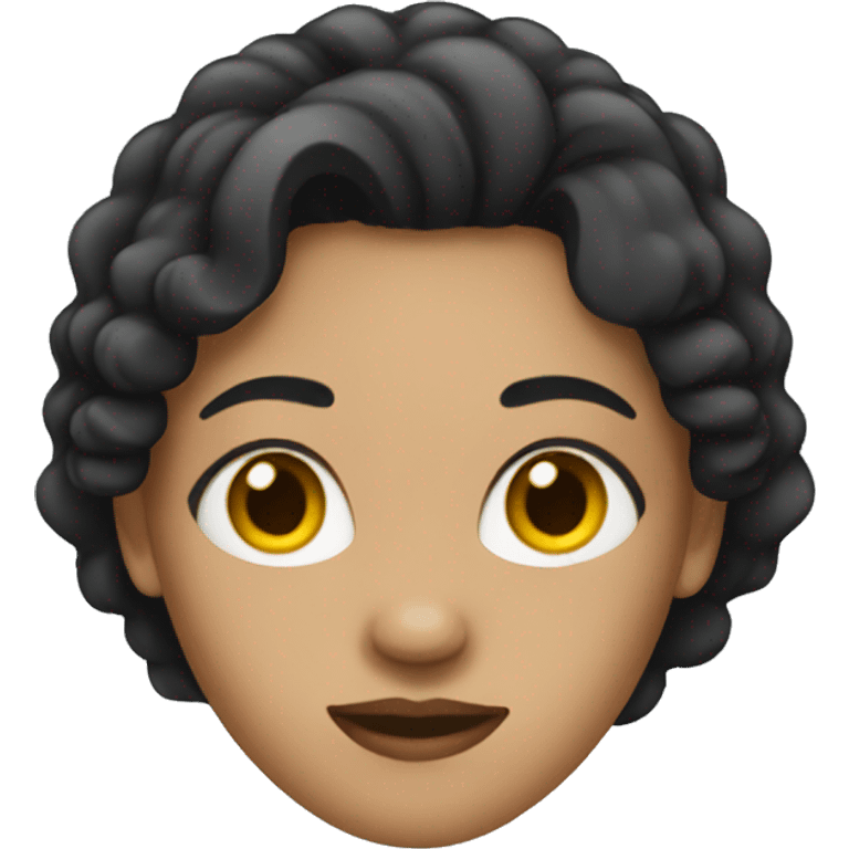 woman with dark hair emoji