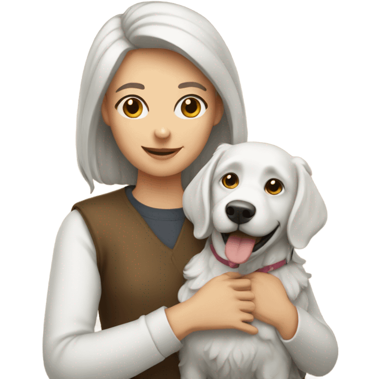 Dog loving owner emoji