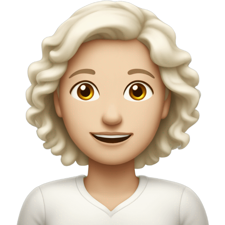 White-skinned selfless mother emoji. emoji